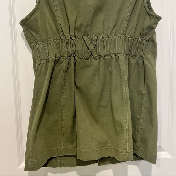 Cabi Explorer Utility Vest in Olive Green Style# 5101 Size Medium Full Zip - Picture 12 of 15